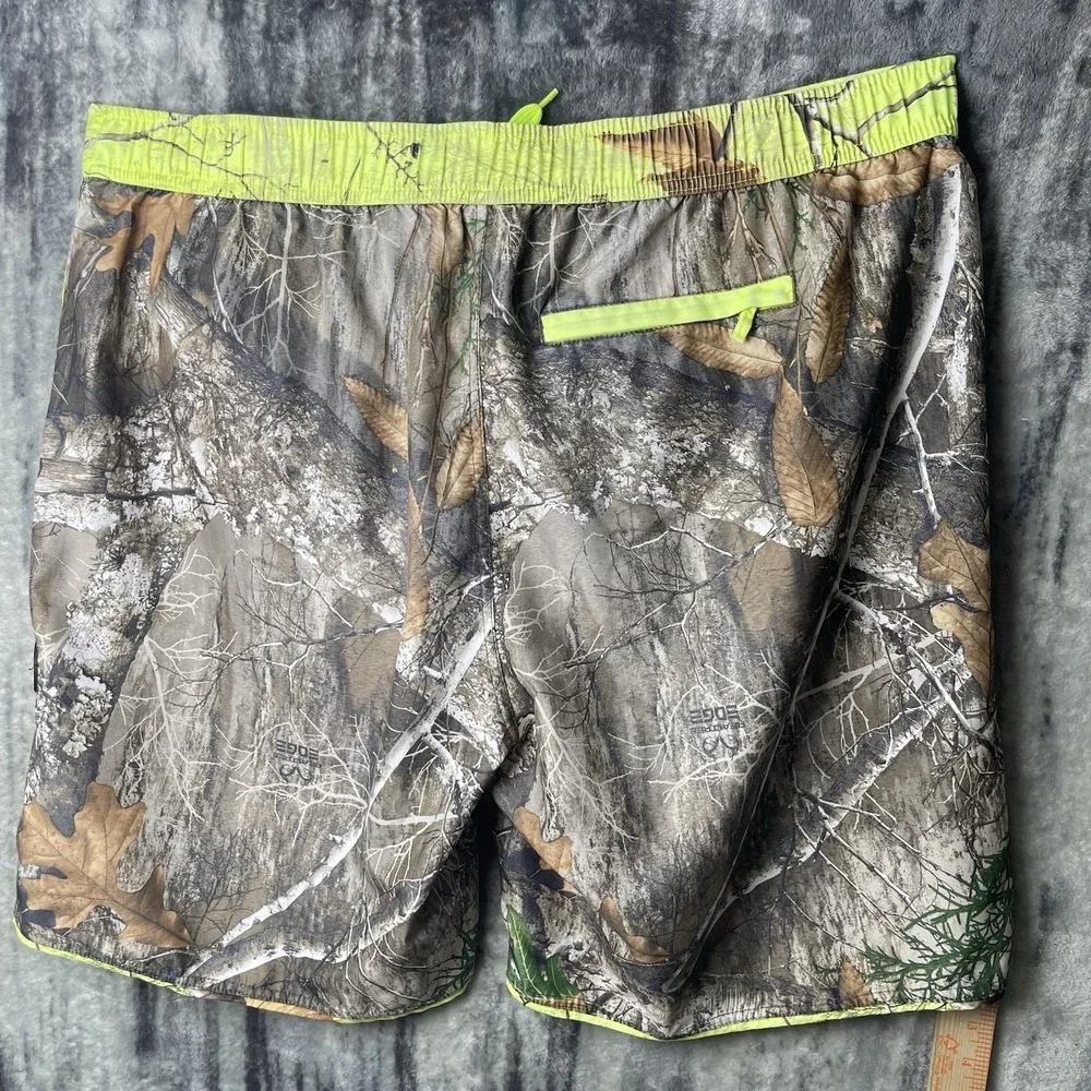 Realtree‎ Edge Camo Mesh Mens XL Board Shorts Drawstring Swim Trunks